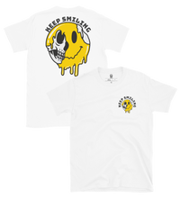 Load image into Gallery viewer, Keep Smiling - White Tee