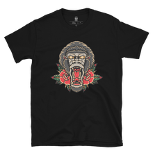 Load image into Gallery viewer, Classic Americana Gorilla - Black Tee