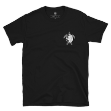 Load image into Gallery viewer, Peony Turtle - Black Tee