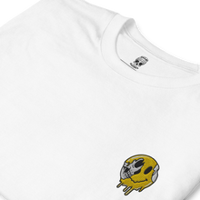 Load image into Gallery viewer, Keep Smiling Embroidered - White Tee